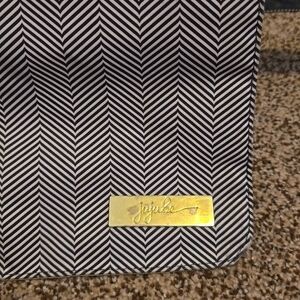 JuJuBe Black and White Chevron Diaper Bag